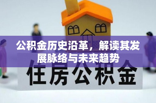 永丰公积金历史沿革，解读其发展脉络与未来趋势