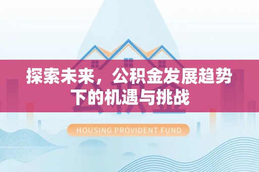 永丰探索未来，公积金发展趋势下的机遇与挑战